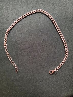 B2G1F Women's Silver Chain Anklet - Elegant Link Design